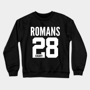 Romans 8:28 Bible Scripture Verse Christian Crewneck Sweatshirt